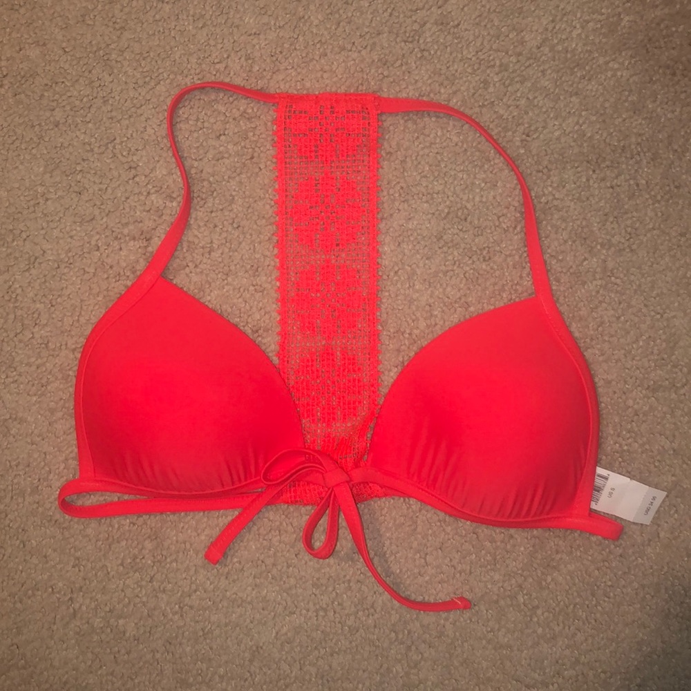 NWT hot pink bikini top